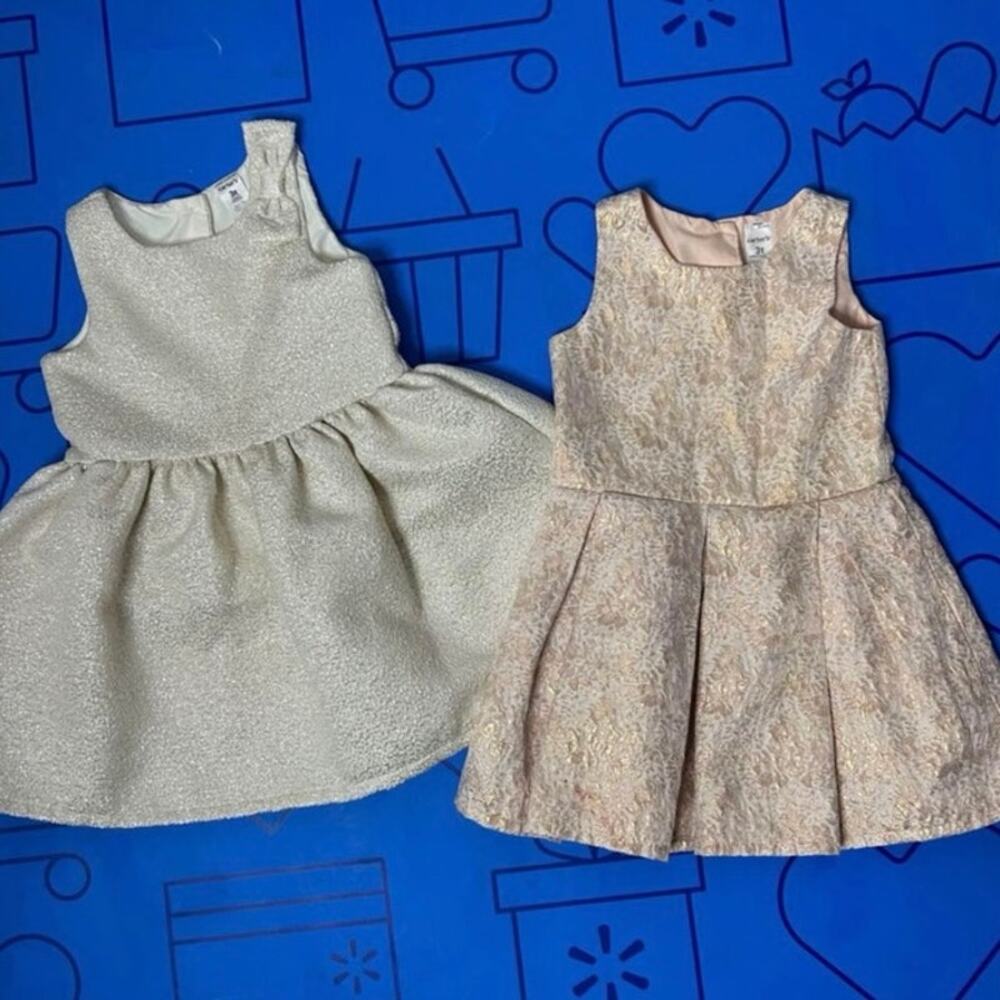 °｡⋆♡ Lot of 2 Girl Dresses Size 3T (D)